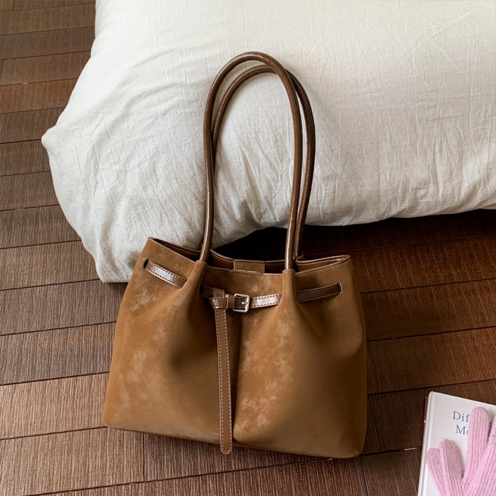 Retro Underarm Bag for Women, New Trendy Fashion, Casual Commuter Tote Bag, Large Capacity Shoulder Bag