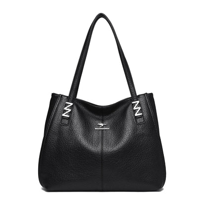 Top Quality Handbags for Women Luxury Designer Soft Pu Leather Tote Bag Ladies Daily Commuting Work Sac Casual Female Hand Bags