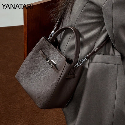 Women's Luxury Tote Bag - Soft Leather Fashion Shoulder Bag