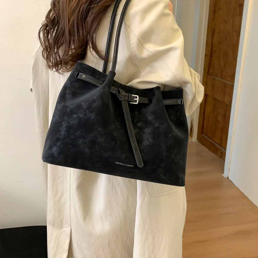 Retro Underarm Bag for Women, New Trendy Fashion, Casual Commuter Tote Bag, Large Capacity Shoulder Bag