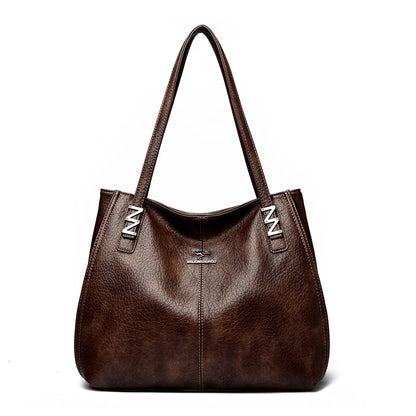 Top Quality Handbags for Women Luxury Designer Soft Pu Leather Tote Bag Ladies Daily Commuting Work Sac Casual Female Hand Bags