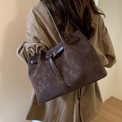 Retro Underarm Bag for Women, New Trendy Fashion, Casual Commuter Tote Bag, Large Capacity Shoulder Bag