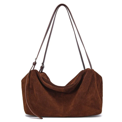 Women's Genuine Leather Shoulder Bag - Soft Cowhide Crossbody