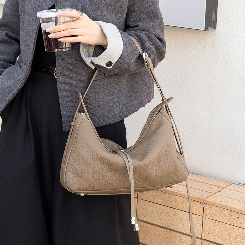 Leather Crossbody Bag Women | Designer Shoulder Handbag