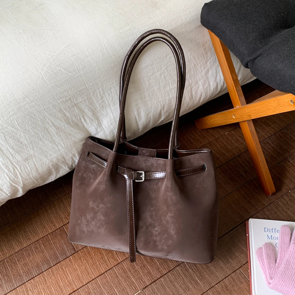 Retro Underarm Bag for Women, New Trendy Fashion, Casual Commuter Tote Bag, Large Capacity Shoulder Bag