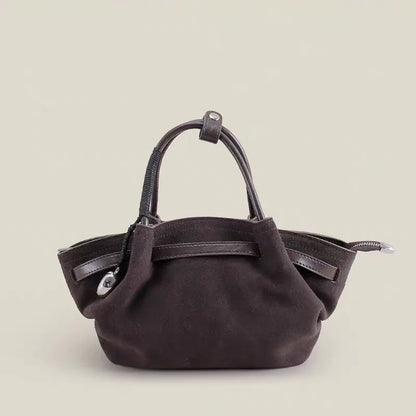 Premium Cowhide Leather Handbag | Designer Women's Shoulder Bag