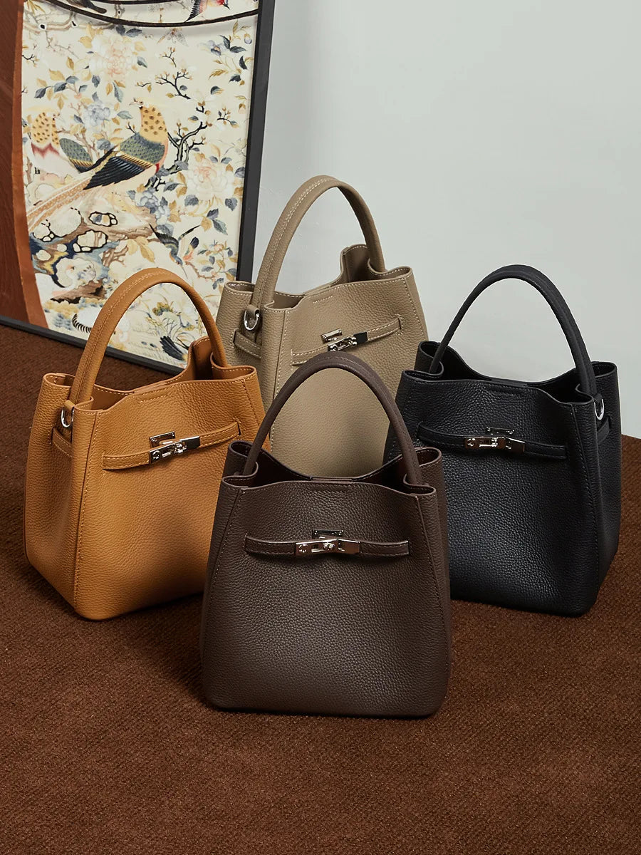 Women's Luxury Tote Bag - Soft Leather Fashion Shoulder Bag