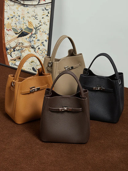 Women's Luxury Tote Bag - Soft Leather Fashion Shoulder Bag