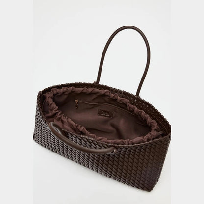 Women's Elongated Woven Tote - Luxury Shoulder Bag for Style
