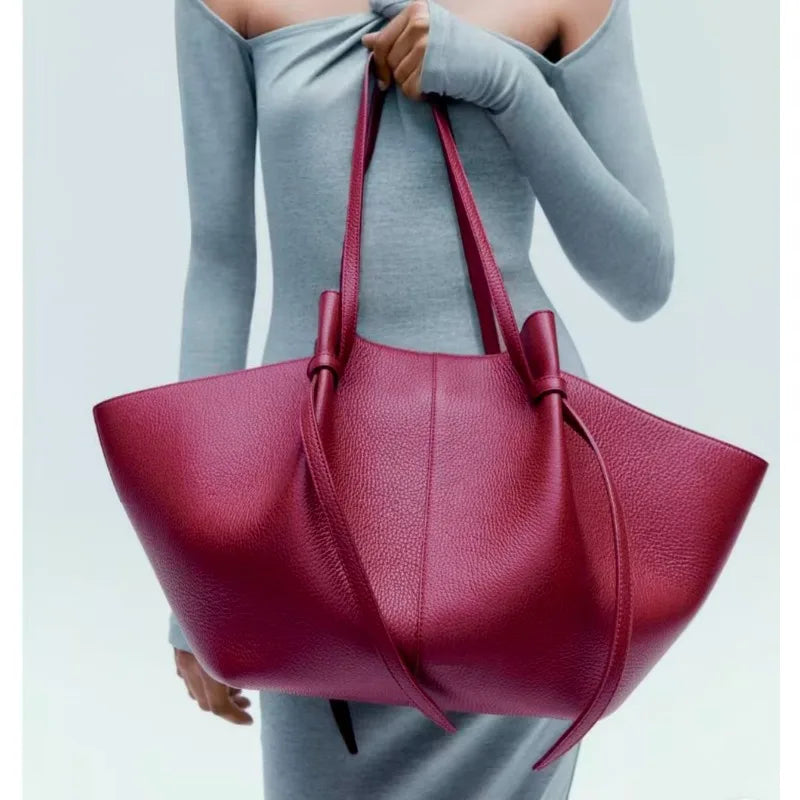 Premium Leather Handbag - Spacious Women's Tote Bag | Bold