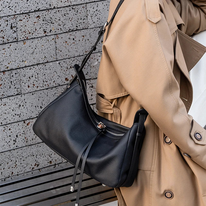 Leather Crossbody Bag Women | Designer Shoulder Handbag